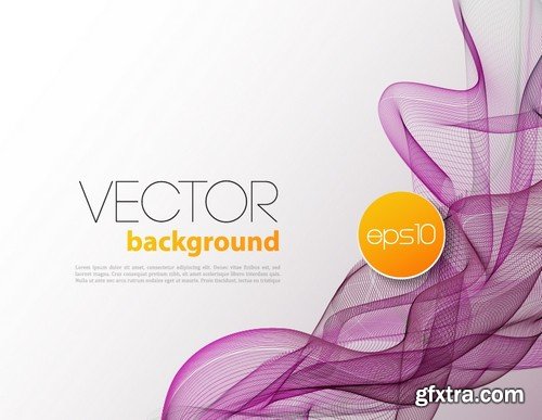 Stock Vectors - Abstract Vector Background Wave 3, 25xEPS