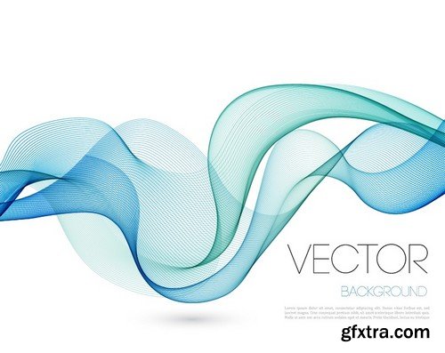 Stock Vectors - Abstract Vector Background Wave 3, 25xEPS