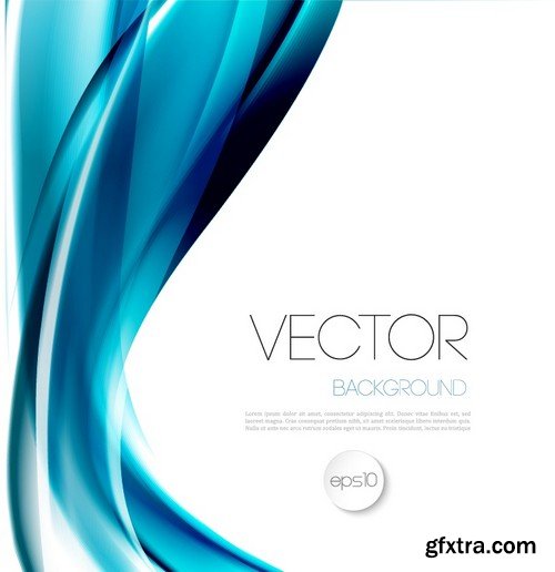 Stock Vectors - Abstract Vector Background Wave 3, 25xEPS