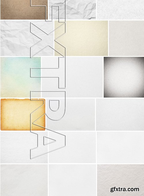 Stock Photos - Paper Textures, 25xJPG