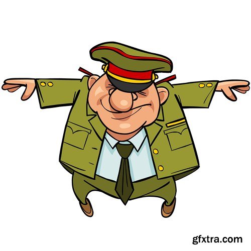 Funny Cartoon Character - Vector Stock, 25xEPS