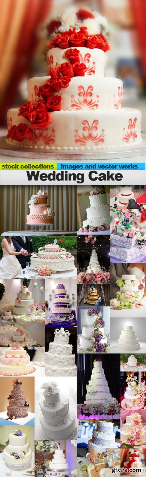 Wedding cake, 25 x UHQ JPEG