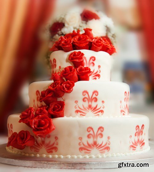 Wedding cake, 25 x UHQ JPEG