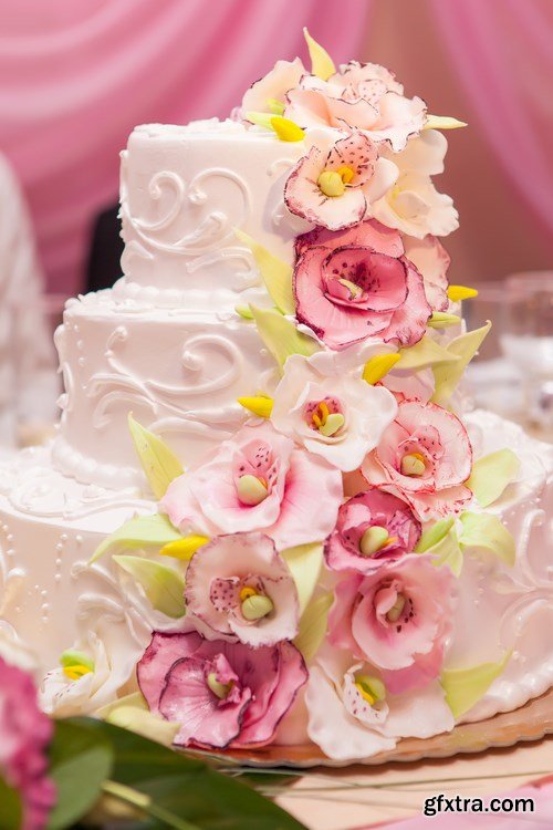 Wedding cake, 25 x UHQ JPEG