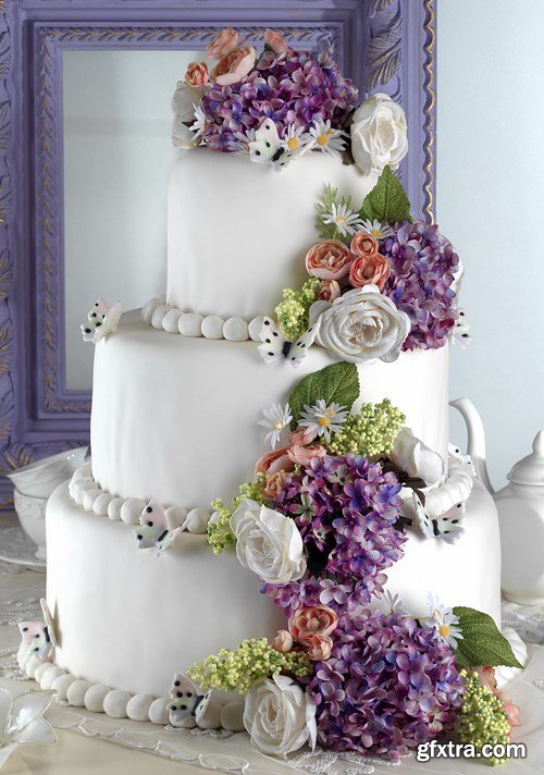 Wedding cake, 25 x UHQ JPEG