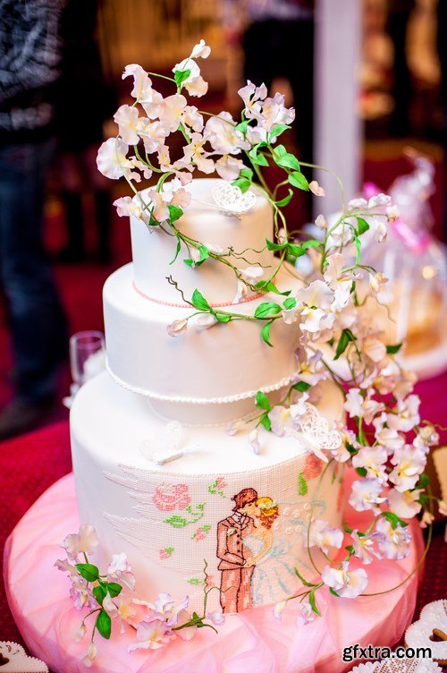 Wedding cake, 25 x UHQ JPEG