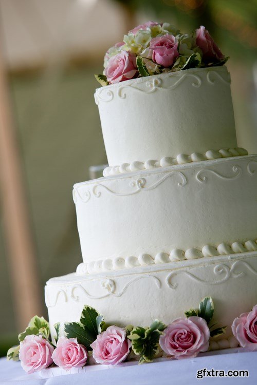 Wedding cake, 25 x UHQ JPEG