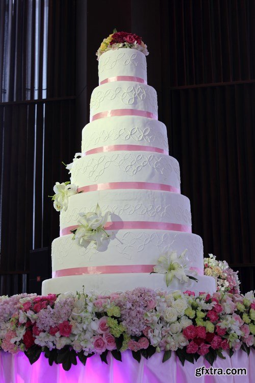 Wedding cake, 25 x UHQ JPEG