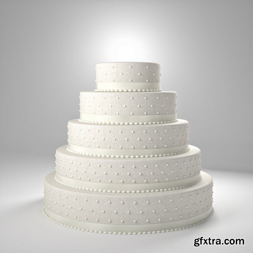 Wedding cake, 25 x UHQ JPEG