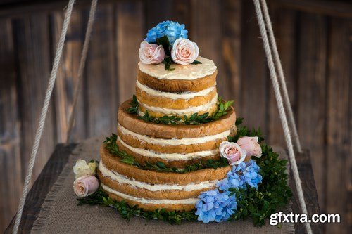 Wedding cake, 25 x UHQ JPEG