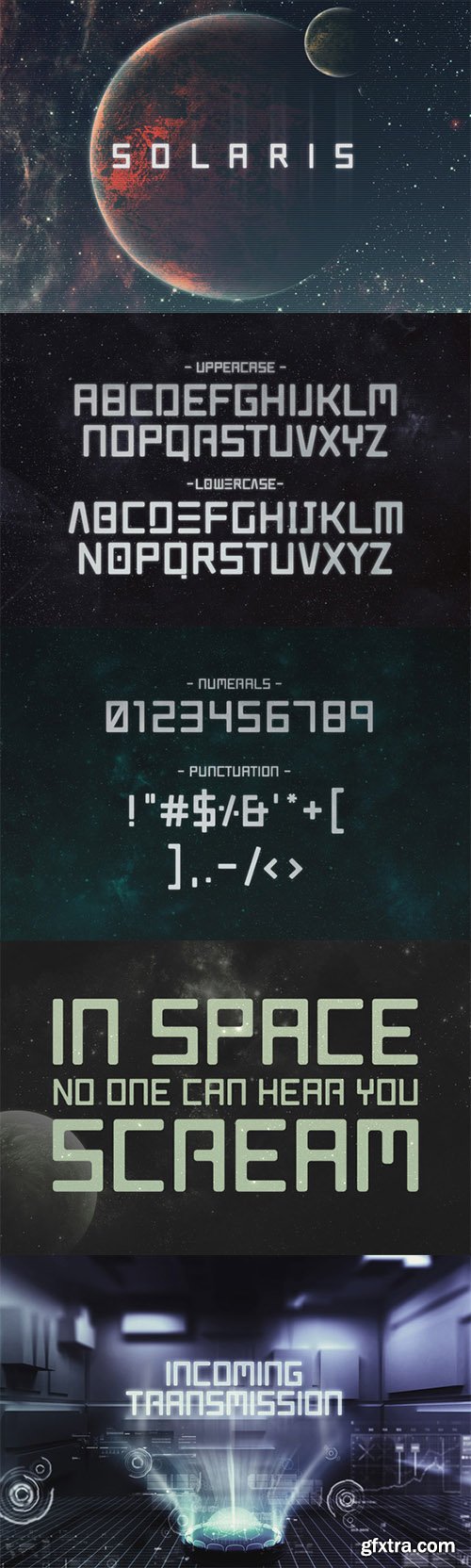 Solaris - Futuristic Font