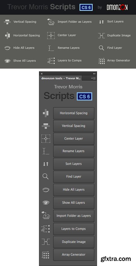 Dmonzon Tools - Trevor Morris Scripts CS6 - 12 New Photoshop Tools
