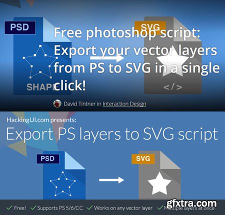 Export PS Layers to SVG 1.0 -  Photoshop Script