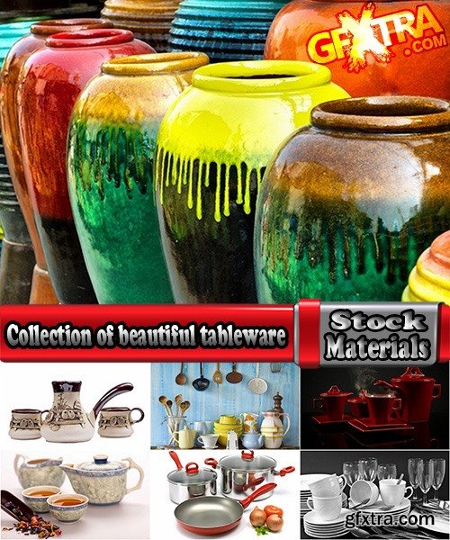 Collection of beautiful tableware 25 HQ Jpeg