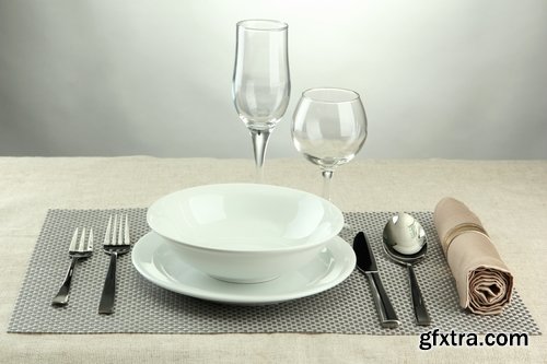 Collection of beautiful tableware 25 HQ Jpeg