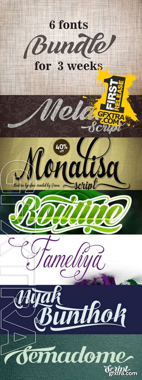 Bundle Fonts - CM 166804