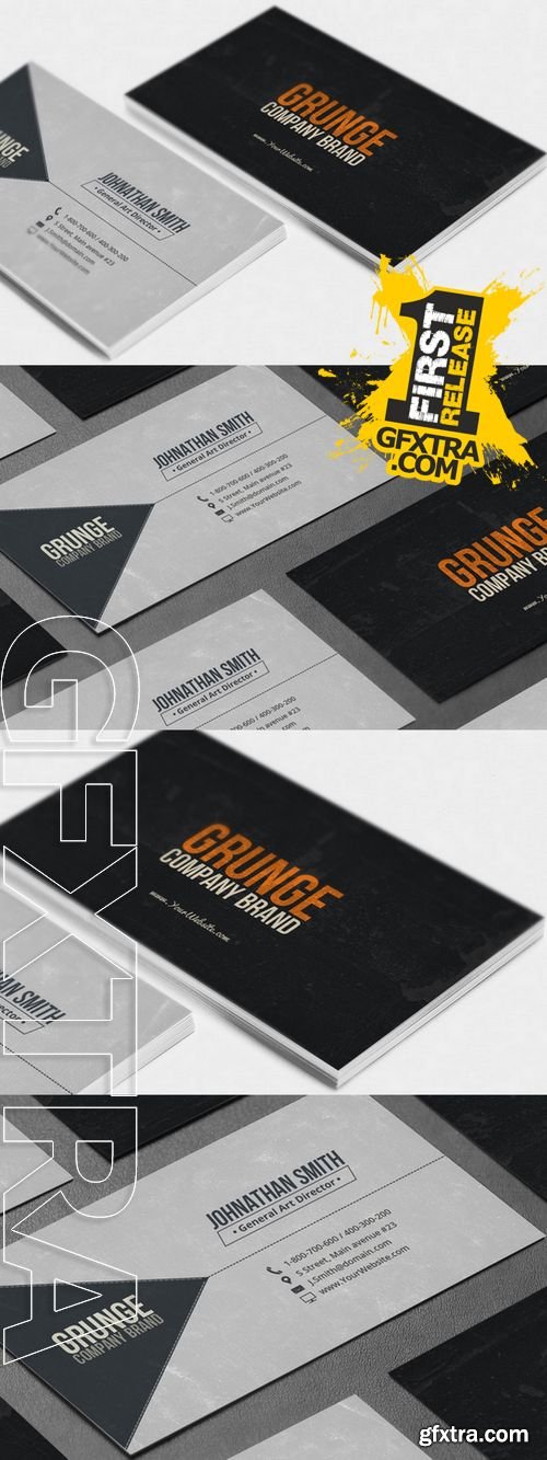 Grunge Business Card - CM 179206