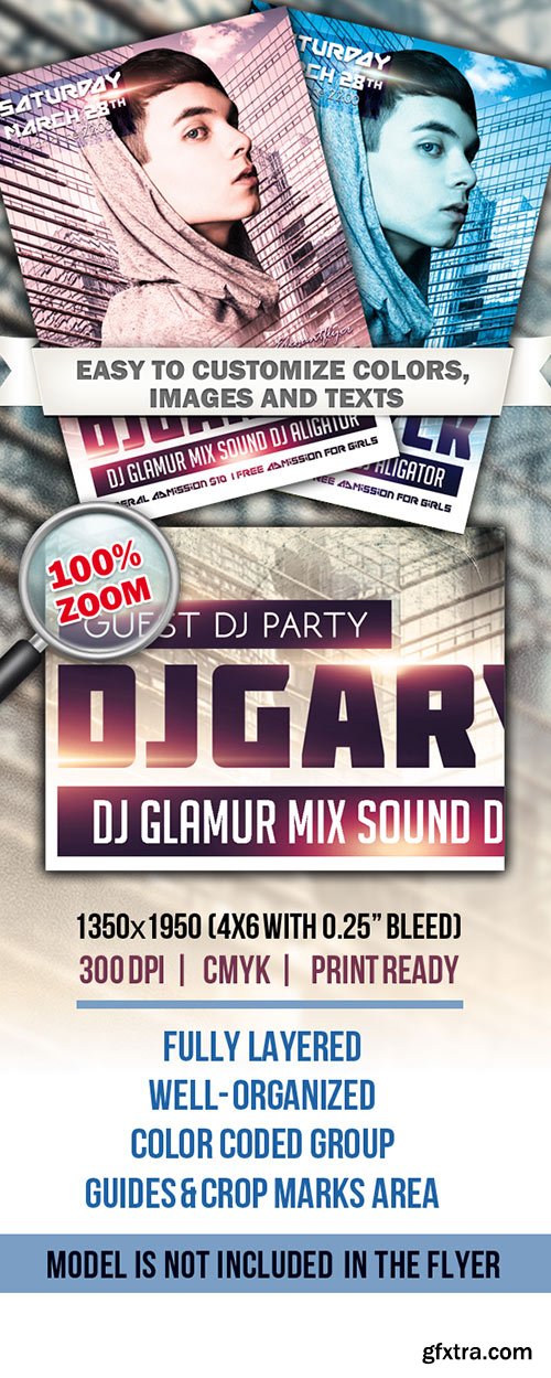 Guest Dj Party – Club and Party Flyer PSD Template