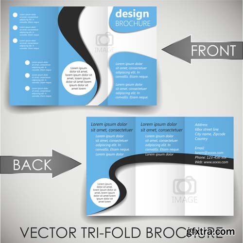 Vector Brochure Templates Design - 25x EPS