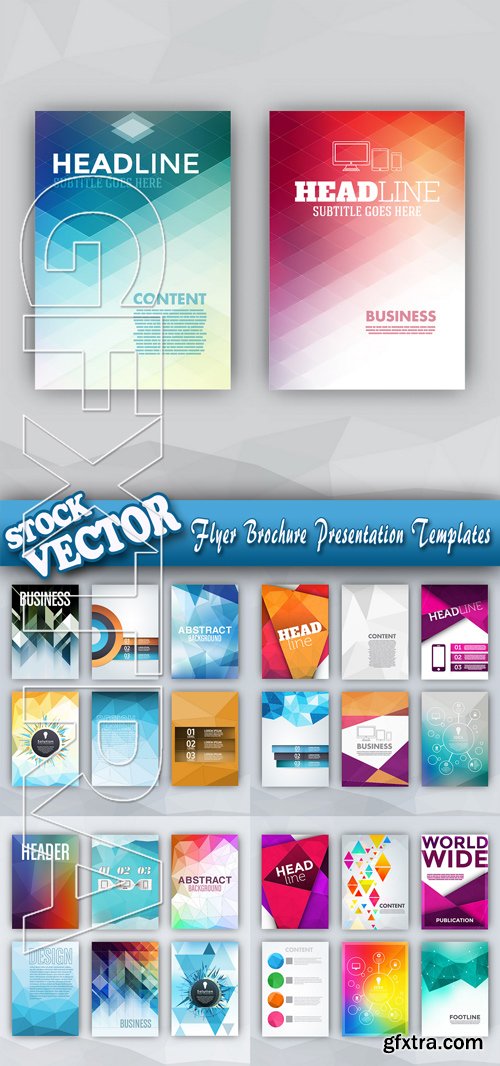 Stock Vector - Flyer Brochure Presentation Templates