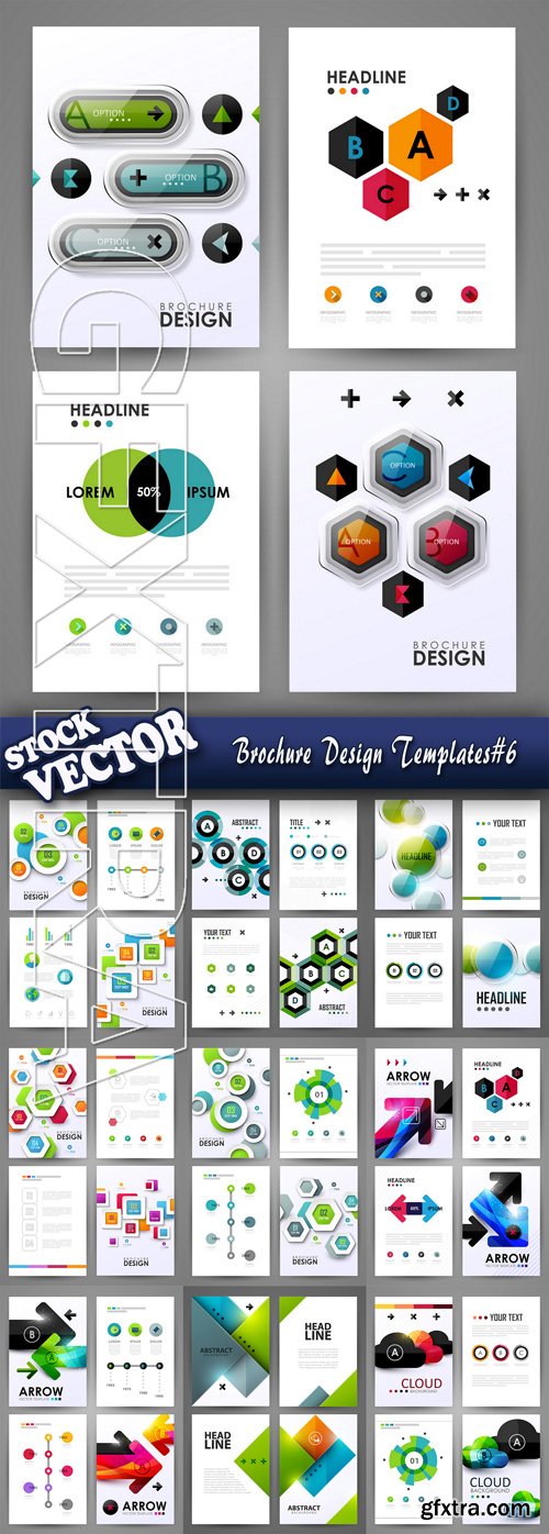 Stock Vector - Brochure Design Templates#6