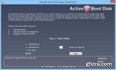 Active Boot Disk Suite v9.1.0.1 LiveCD (WinPE 3.1)