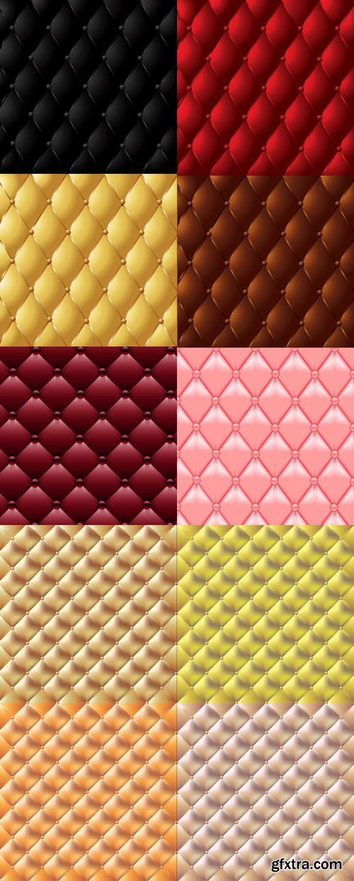 Leather texture backgrounds vector