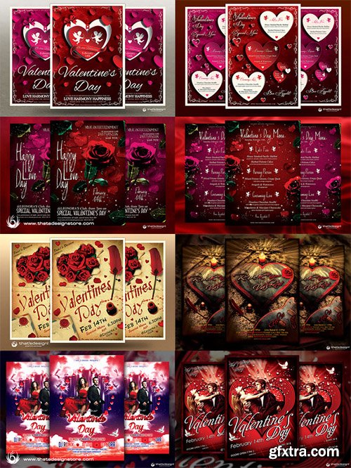 Valentines Days Flyer Bundle