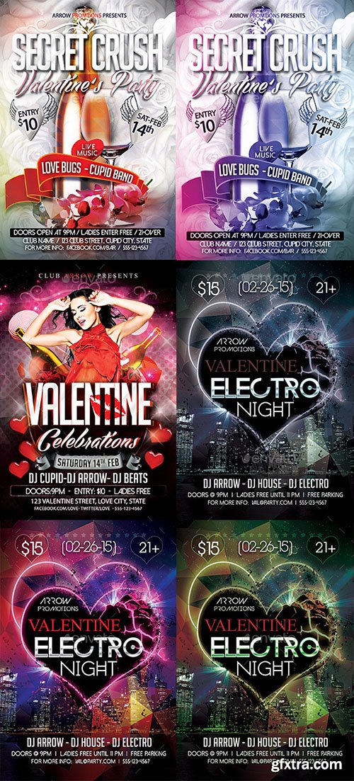 Valentines Days Flyer Bundle