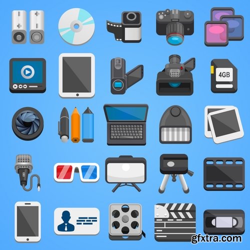 Collection picture vector elements of business 25 Eps