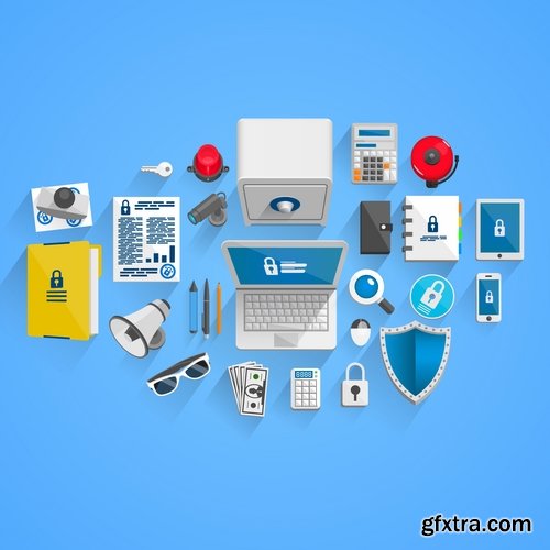Collection picture vector elements of business 25 Eps
