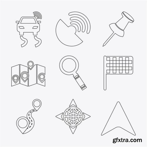 Vector - GPS Icon Design