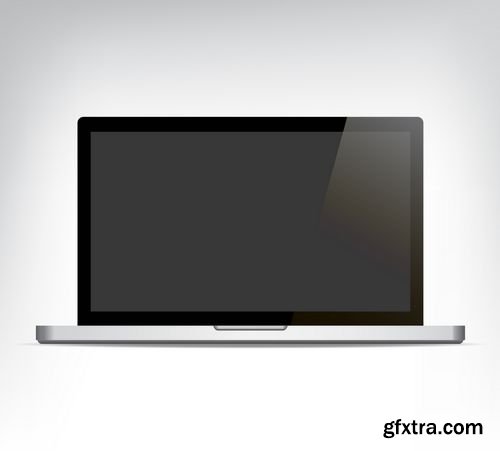 Vector - Set of Realistic Personal Computer and Tablet