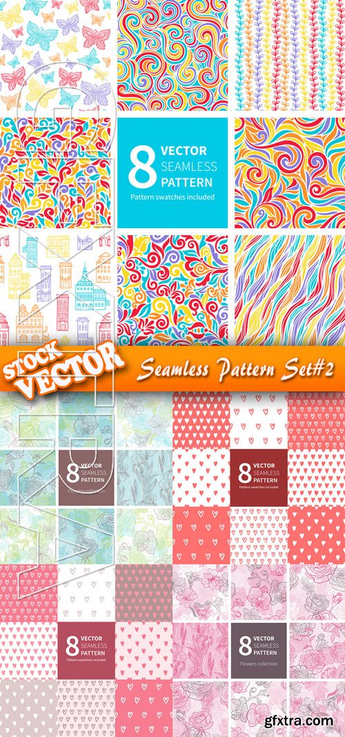 Stock Vector - Seamless Pattern Set#2