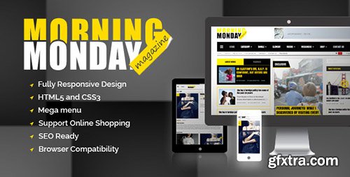 ThemeForest - Monday Morning Magazine HTML5 template - RIP