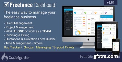 CodeCanyon - Freelance Dashboard v1.04 - Project Management CRM