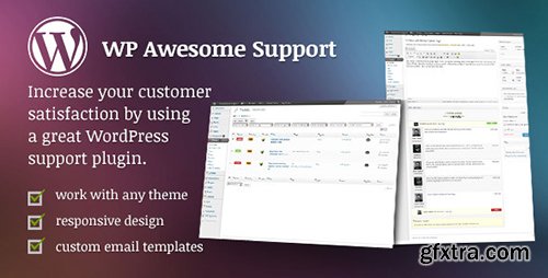 CodeCanyon - WP Awesome Support v2.1.4 - Responsive Ticket System