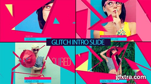 Videohive Glitch Intro Slide 8100106[