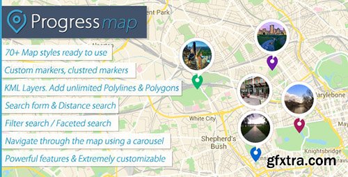 CodeCanyon - Progress Map v2.7.2 Wordpress Plugin