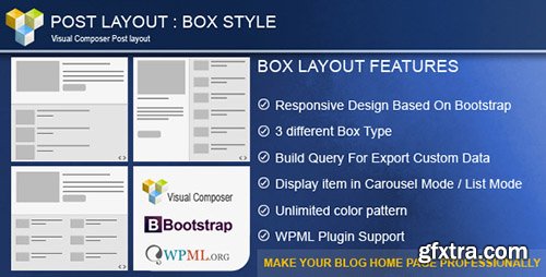 CodeCanyon - Post Layout : Box Style v2.2 for Visual Composer