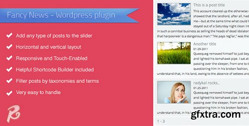 CodeCanyon - Fancy News v1.0.1 - Wordpress plugin