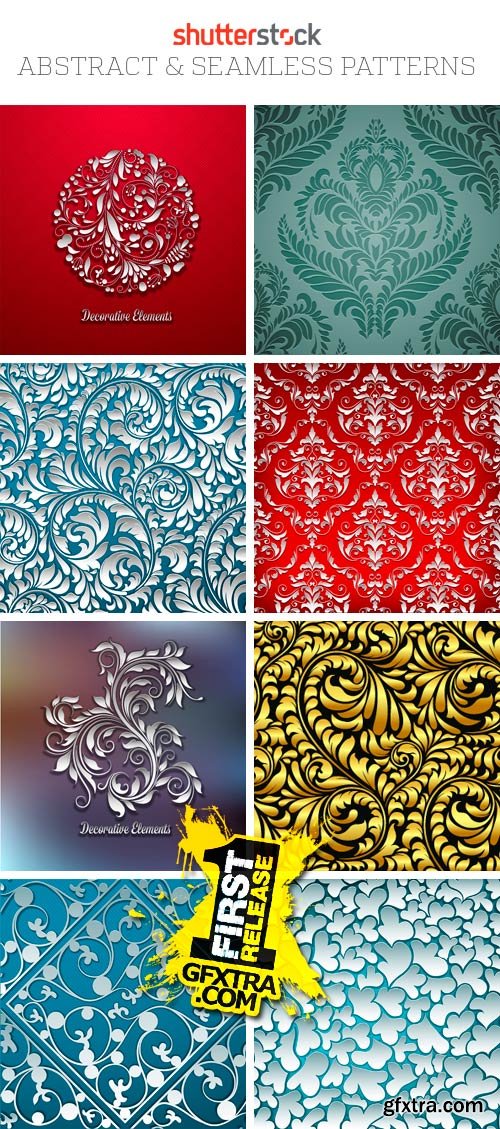 Amazing SS - Abstract & Seamless Patterns, 25xEPS