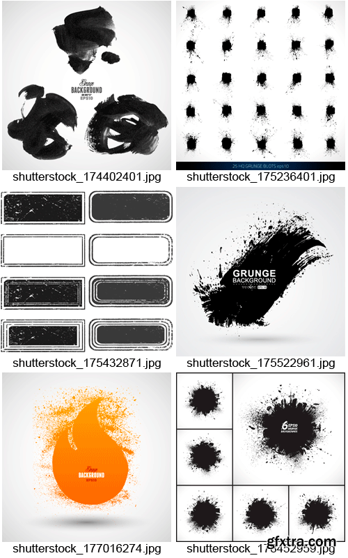 Amazing SS - Brush Strokes, 25xEPS