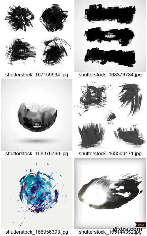 Amazing SS - Brush Strokes, 25xEPS