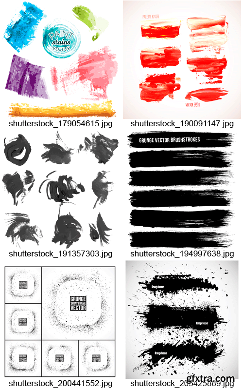 Amazing SS - Brush Strokes, 25xEPS