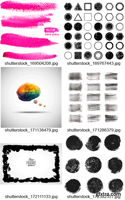 Amazing SS - Brush Strokes, 25xEPS