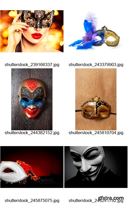 Amazing SS - Carnival & Venetian Masks, 25xJPGs