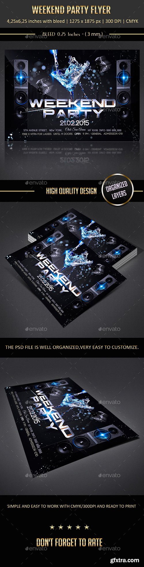 GraphicRiver - Weekend Party Flyer 10364695