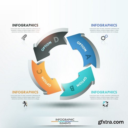 Stock Vectors - Infographics element 7, 25xEPS