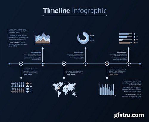 Stock Vectors - Infographics element 7, 25xEPS